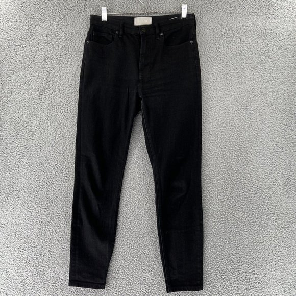 EVERLANE Womens Jeans Mid Rise Skinny Ankle Stretch Denim Crop Cropped‎ Sz 27 - Picture 1 of 12